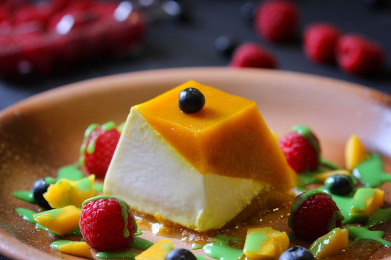 Panna cotta Italian dessert